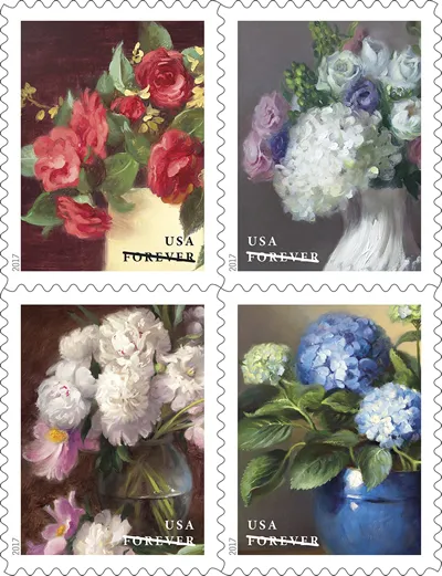 (2017) Flowers from The Garden Forever Stamps