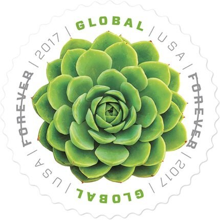 (2017) Global Green Succulent International Forever Stamps