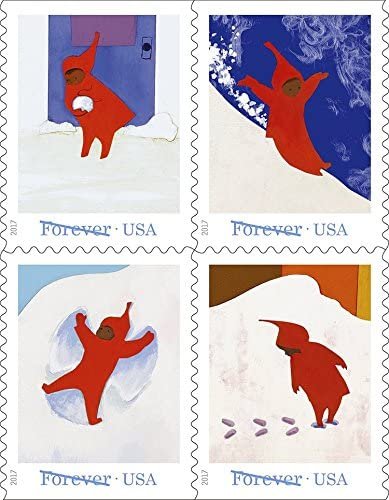(2017) Snowy Day Forever Postage Stamps